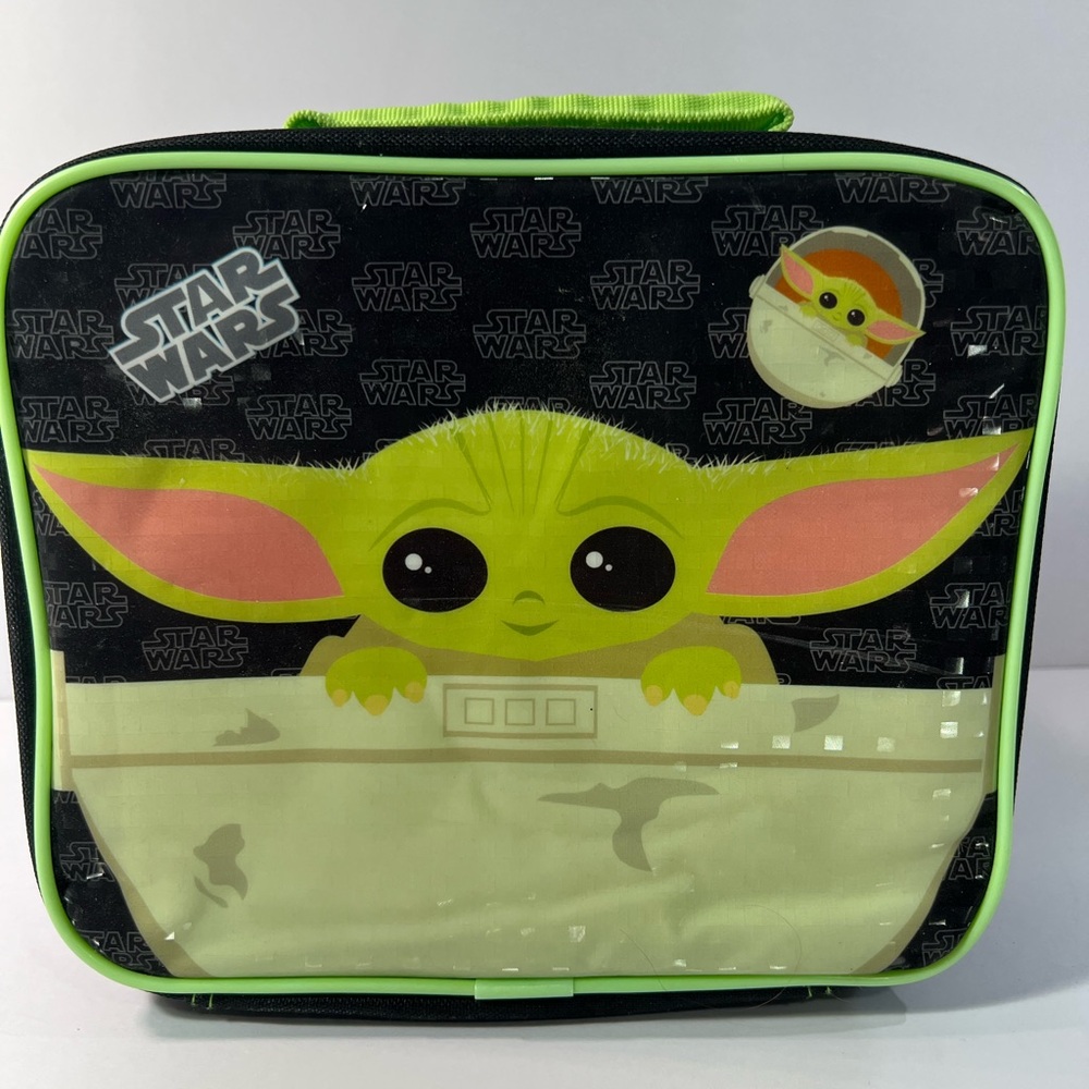 Star Wars Black and Green Kids Lunch Bag